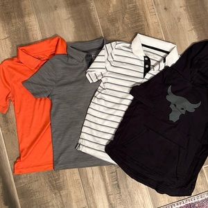 Boys Youth Small Under Armour Polo lot